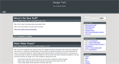 Desktop Screenshot of dangertech.org