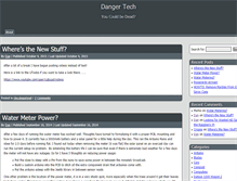 Tablet Screenshot of dangertech.org